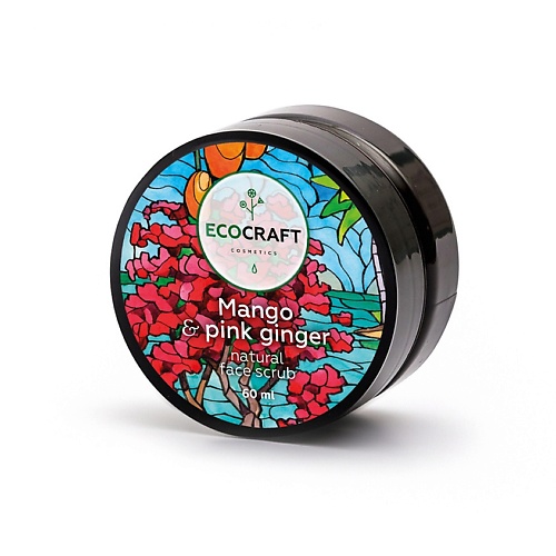

ECOCRAFT Скраб для лица Манго и розовый имбирь Mango & Pink Ginger Natural Face Scrub 60, Скраб для лица Манго и розовый имбирь Mango & Pink Ginger Natural Face Scrub