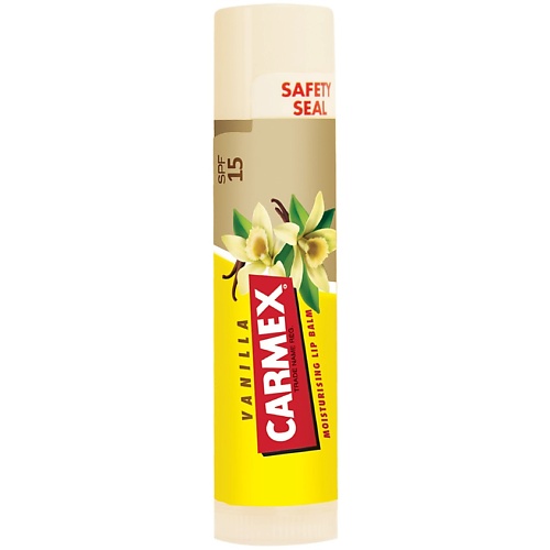 

CARMEX Бальзам для губ с ароматом ванили в стике с SPF 15, Бальзам для губ с ароматом ванили в стике с SPF 15
