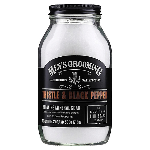 

SCOTTISH FINE SOAPS Соль для ванны Mens Grooming Muscle Soak 500, Соль для ванны Mens Grooming Muscle Soak