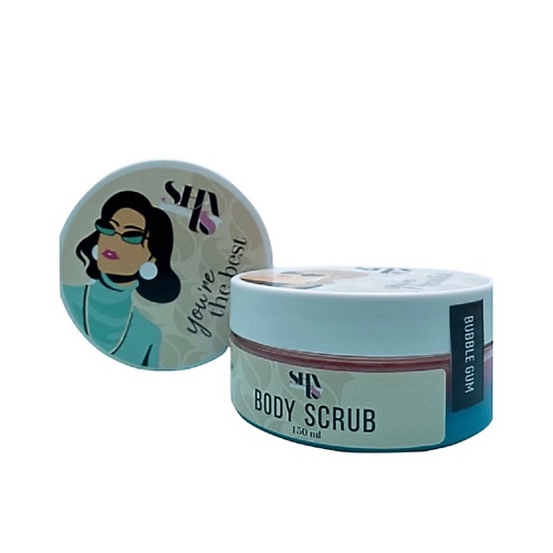 

SHATO COSMETICS Скраб для тела кремовый двухслойный "BUBBLE GUM" 150, Скраб для тела кремовый двухслойный "BUBBLE GUM"