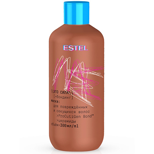 

ESTEL PROFESSIONAL ESTEL Маска для поврежденных и секущихся волос ME Это сила 300, ESTEL Маска для поврежденных и секущихся волос ME Это сила