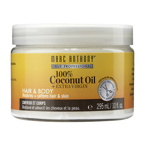 

MARC ANTHONY Масло кокоса 100% натуральное для волос и тела 295, Масло кокоса 100% натуральное для волос и тела