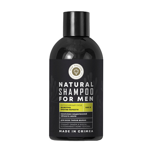 ДОМ ПРИРОДЫ КРЫМСКАЯ МАНУФАКТУРА Шампунь для мужчин Интенсивный уход FOR MEN 500.0