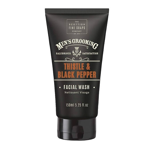 

SCOTTISH FINE SOAPS Гель Men’s Grooming Thistle & Black Pepper Face & Beard Wash 150, Гель Men’s Grooming Thistle & Black Pepper Face & Beard Wash