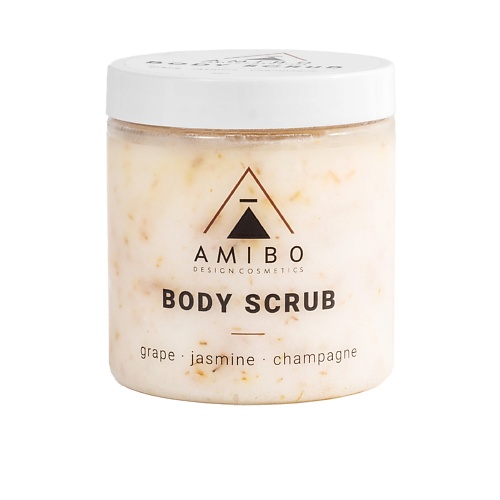 

AMIBO Скраб для тела соляной с люффой, парфюмированный (виноград, жасмин, шампанское) 250, Скраб для тела соляной с люффой, парфюмированный (виноград, жасмин, шампанское)