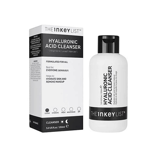 

THE INKEY LIST Увлажняющий гель для умывания Hyaluronic Acid Cleanser 150, Увлажняющий гель для умывания Hyaluronic Acid Cleanser