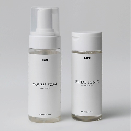

BRIAL’ BR&AL’ Набор, пенка для умывания и увлажняющий тоник для лица, BR&AL’ Набор, пенка для умывания и увлажняющий тоник для лица