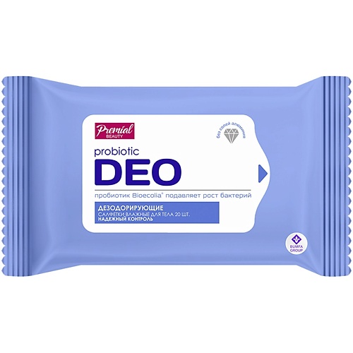 

PREMIAL Салфетки влажные дезодорирующие, Салфетки влажные дезодорирующие