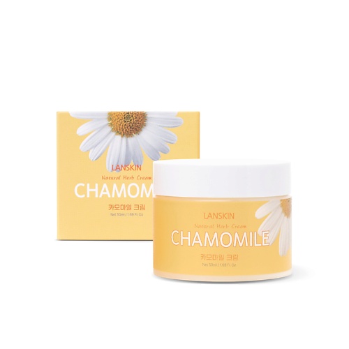 

LANSKIN Успокаивающий крем с экстрактом ромашки 50, Успокаивающий крем с экстрактом ромашки