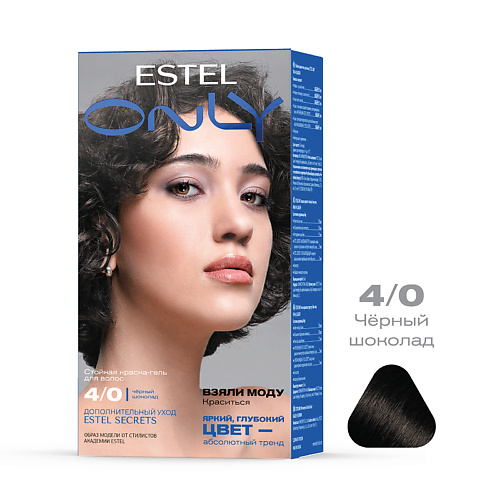 

ESTEL Стойкая краска-гель для волос ONLY, Стойкая краска-гель для волос ONLY