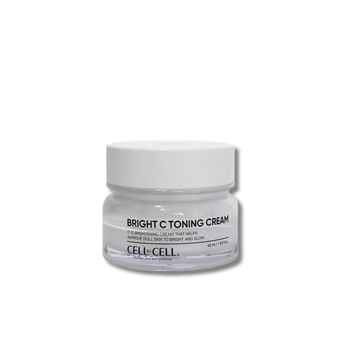

CELLBYCELL Крем-сияние для ровного тона Bright C Toning Cream 50, Крем-сияние для ровного тона Bright C Toning Cream