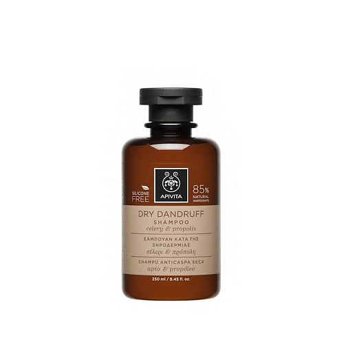 

APIVITA Шампунь против перхоти Dry Anti-Dandruff Celery & Propolis, Шампунь против перхоти Dry Anti-Dandruff Celery & Propolis