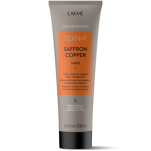 

LAKME Маска для обновления цвета медных оттенков волос Teknia Color Refresh Saffron Copper Mask, Маска для обновления цвета медных оттенков волос Teknia Color Refresh Saffron Copper Mask