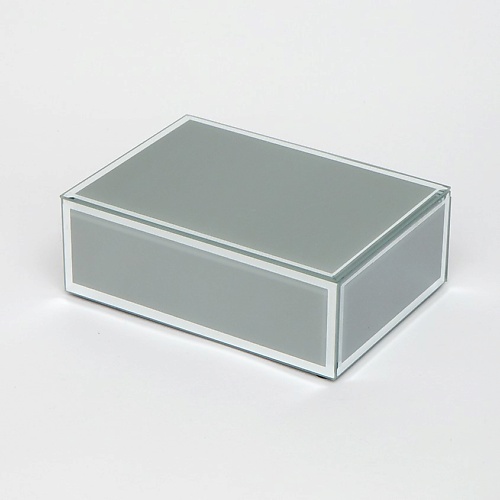 

ISMAT Шкатулка серая стеклянная, Шкатулка серая стеклянная