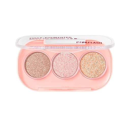 

PINK FLASH Палетка теней для век, 3 цвета, Палетка теней для век, 3 цвета