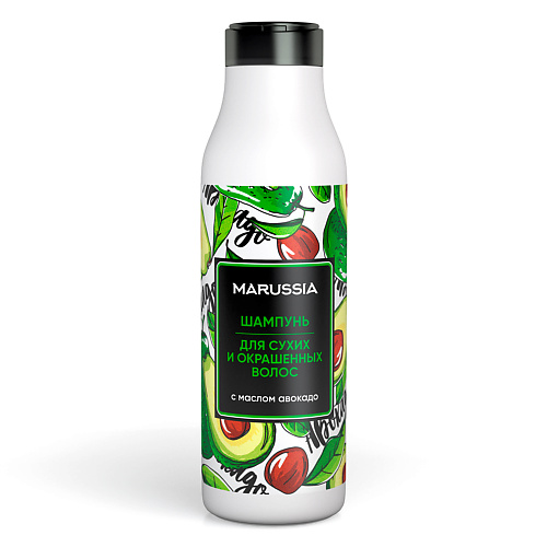 

МАРУСЯ Шампунь для сухих и окрашенных волос с маслом авокадо 400, Шампунь для сухих и окрашенных волос с маслом авокадо