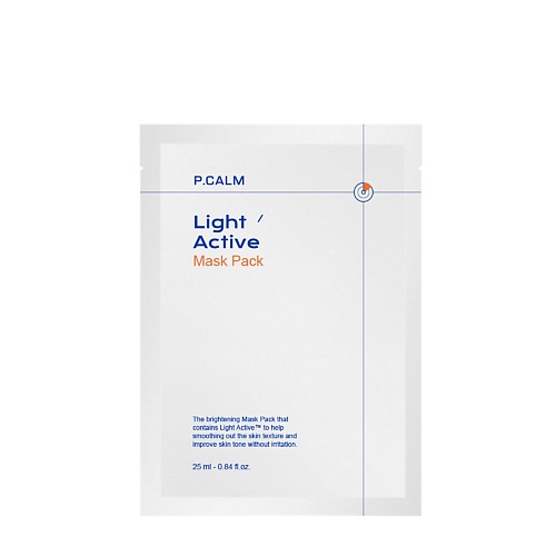 

P.CALM Маска для лица Light Active Mask Pack тканевая 1, Маска для лица Light Active Mask Pack тканевая