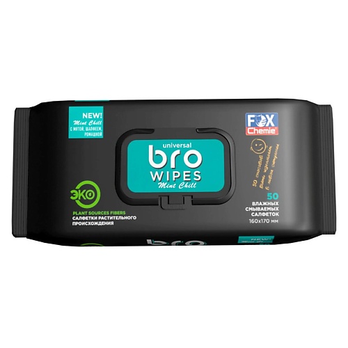 

FOX CHEMIE Влажные салфетки BRO Wipes, Влажные салфетки BRO Wipes