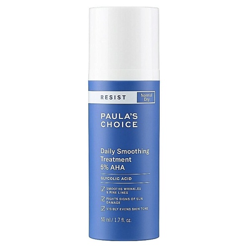 

PAULA'S CHOICE Сыворотка для лица Resist Daily Smoothing Treatment 5% AHA, Сыворотка для лица Resist Daily Smoothing Treatment 5% AHA