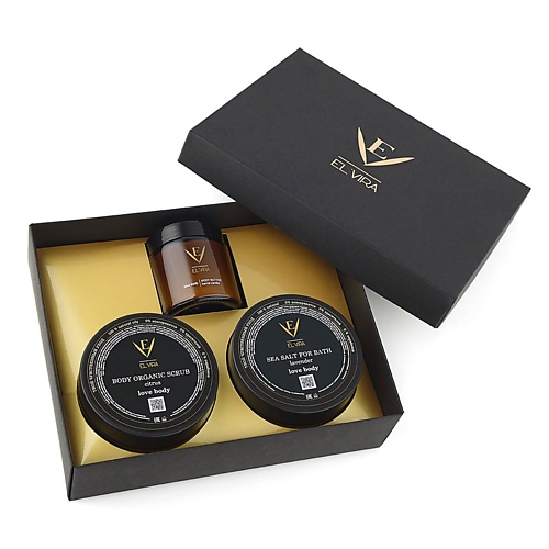 Набор средств для ухода за телом EL'VIRA Набор косметики для тела подарочный Love Body