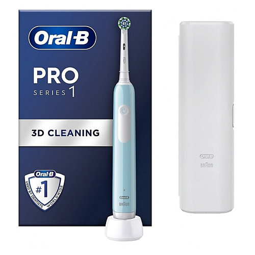 ORAL-B Электрическая зубная щетка Pro Series 1 Carribean Blue с футляром