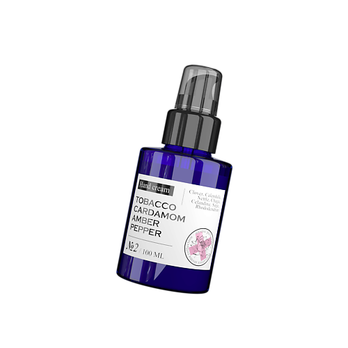 MANIAC GOURMET Крем для рук парфюмированный Табак,Кардамон,Амбра,Черный перец (№2) 100.0