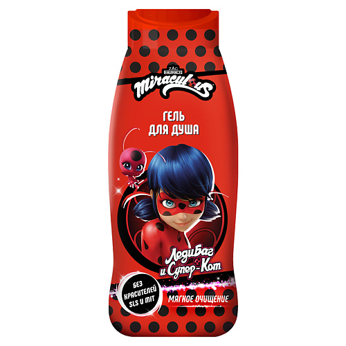

MIRACULOUS Гель для душа детский Леди Баг 400, Гель для душа детский Леди Баг