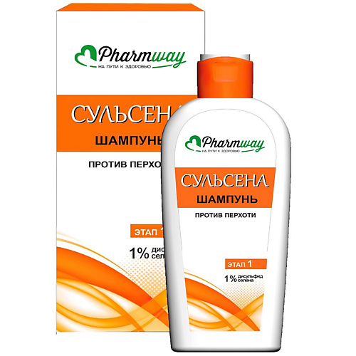 ВИТЭКС Шампунь против перхоти 1 Pharmway СУЛЬСЕНА 1500 542₽