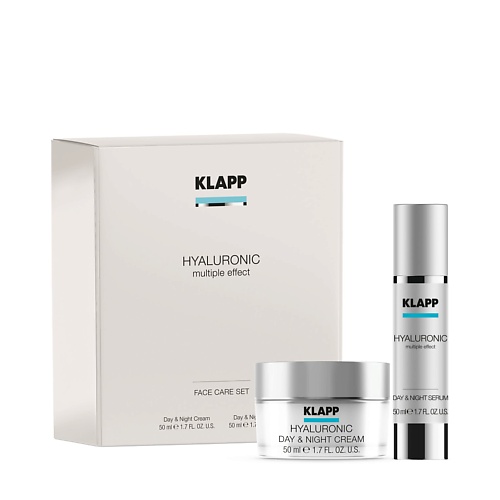 

KLAPP COSMETICS Набор "Гиалуроник Крем и Сыворотка" Hyaluronic Face Care Set, Набор "Гиалуроник Крем и Сыворотка" Hyaluronic Face Care Set