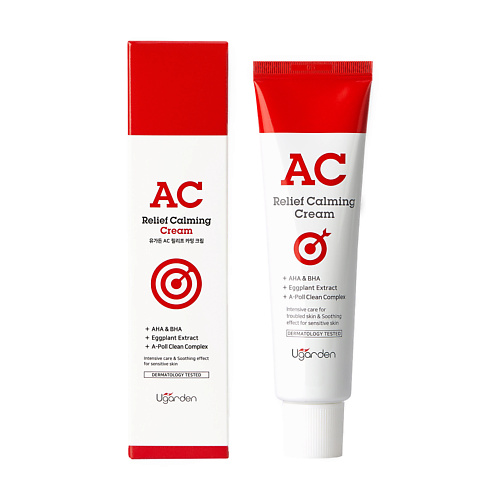 

DERMAL Ugarden AC Relief Увлажняющий и успокаивающий крем для лица 60, Ugarden AC Relief Увлажняющий и успокаивающий крем для лица