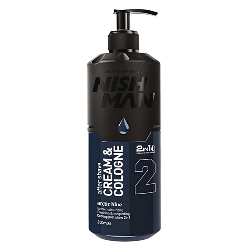 

NISHMAN Крем одеколон после бритья 02 Arctic Blue 200, Крем одеколон после бритья 02 Arctic Blue