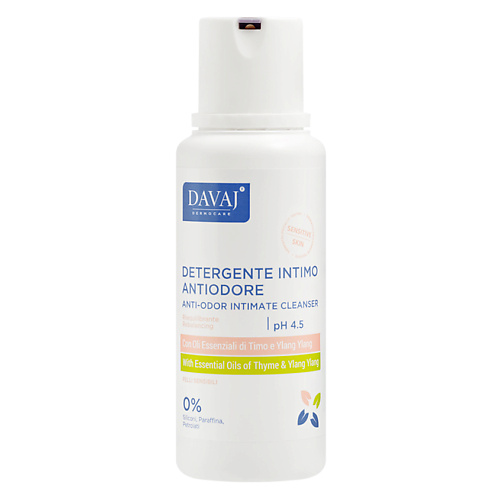  DAVAJ Средство для интимной гигиены с маслом тимьяна и иланг-иланга Anti0Odor Intimate Cleanser