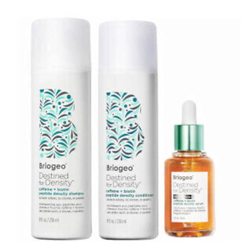 

BRIOGEO Набор для объема волос Density Boost:Шампунь+Кондиционер+Сыворотка, Набор для объема волос Density Boost:Шампунь+Кондиционер+Сыворотка