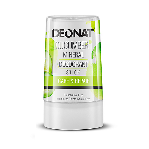 

ДЕОНАТ Натуральный минеральный дезодорант (квасцы аммонийные) с экстрактом огурца 40, Натуральный минеральный дезодорант (квасцы аммонийные) с экстрактом огурца