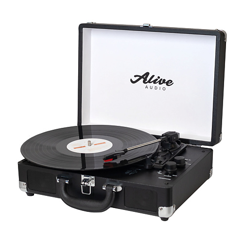 

ALIVE AUDIO Виниловый проигрыватель GLAM Noir c Bluetooth, Виниловый проигрыватель GLAM Noir c Bluetooth