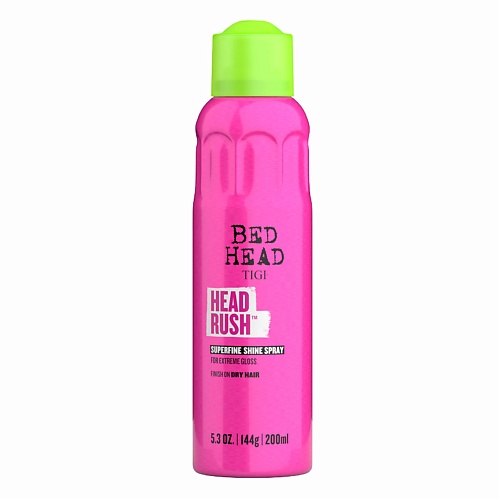 

TIGI Спрей для придания блеска волосам Bed Head Headrush 200, Спрей для придания блеска волосам Bed Head Headrush