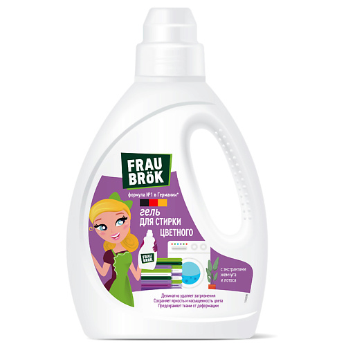 

FRAU BRÖK Гель для стирки цветного Frau Brök 1000, Гель для стирки цветного Frau Brök