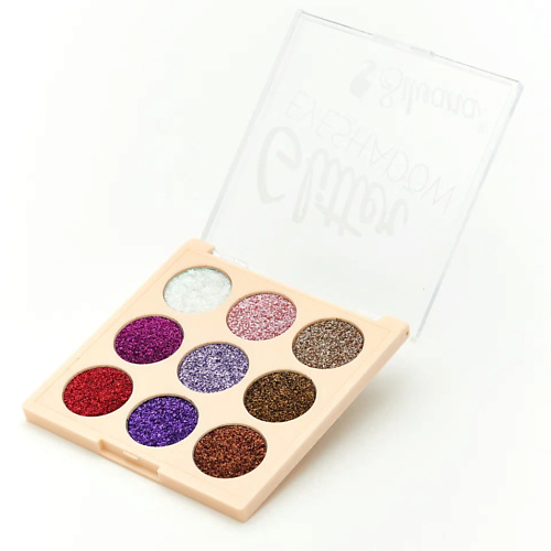 

SILVANA Тени белстящие для век GLITTER EYESHADOW, Тени белстящие для век GLITTER EYESHADOW