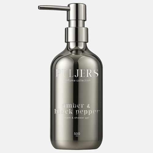 

PULJERS Гель для душа Амбра и черный перец 500, Гель для душа Амбра и черный перец