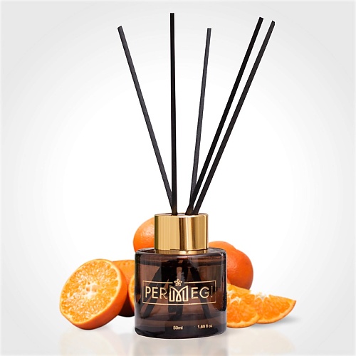 

PERMEGI Диффузор для дома с палочками "Мандарин" 50, Диффузор для дома с палочками "Мандарин"