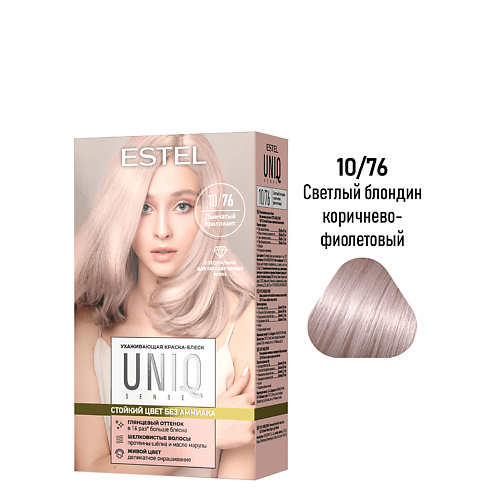 

ESTEL PROFESSIONAL ESTEL Краска-блеск для волос без аммиака UNIQ SENSE 165, ESTEL Краска-блеск для волос без аммиака UNIQ SENSE