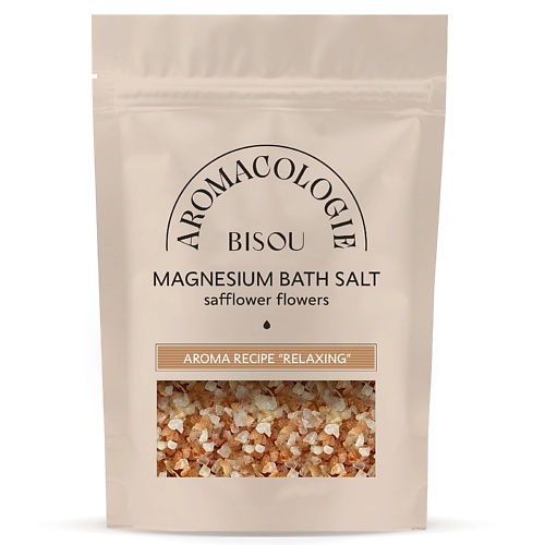 

BISOU Bisou Цветочная магниевая соль для ванны Расслабляющая с цветками сафлора 330, Bisou Цветочная магниевая соль для ванны Расслабляющая с цветками сафлора