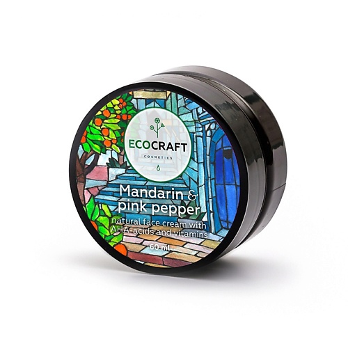 

ECOCRAFT Крем для лица Мандарин и розовый перец Mandarin & Pink Pepper Natural Face Cream 60, Крем для лица Мандарин и розовый перец Mandarin & Pink Pepper Natural Face Cream