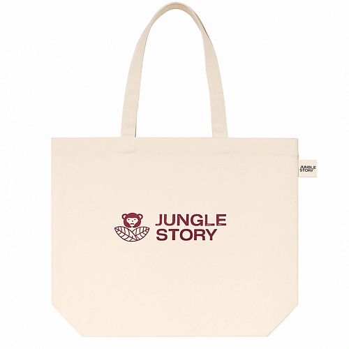 

JUNGLE STORY Шоппер через плечо бежевый из хлопка, Шоппер через плечо бежевый из хлопка