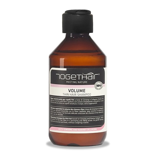 

TOGETHAIR MEETING NATURE VOLUME Шампунь для придания объема тонким волосам 250, VOLUME Шампунь для придания объема тонким волосам