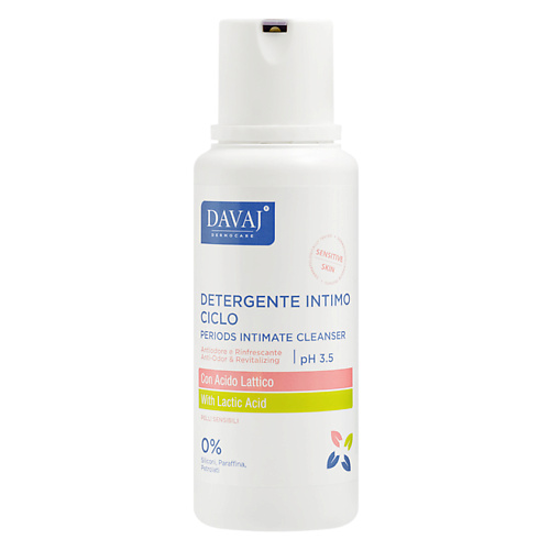 

DAVAJ Средство для интимной гигиены с молочной кислотой Periods Intimate Cleanser, Средство для интимной гигиены с молочной кислотой Periods Intimate Cleanser
