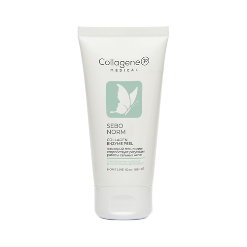 

MEDICAL COLLAGENE 3D Гель-пилинг для лица энзимный SEBO NORM 36, Гель-пилинг для лица энзимный SEBO NORM
