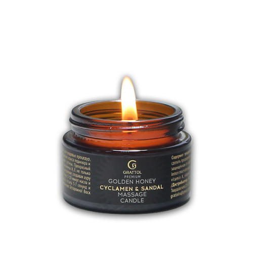 

GRATTOL Массажная смарт свеча Cyclamen & Sandal 30, Массажная смарт свеча Cyclamen & Sandal