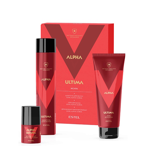 

ESTEL PROFESSIONAL ESTEL Набор для волос и тела ALPHA ULTIMA искра, ESTEL Набор для волос и тела ALPHA ULTIMA искра