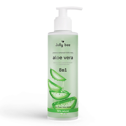 

JULLY BEE Увлажняющий гель алоэ для лица и тела Aloe Vera 250, Увлажняющий гель алоэ для лица и тела Aloe Vera